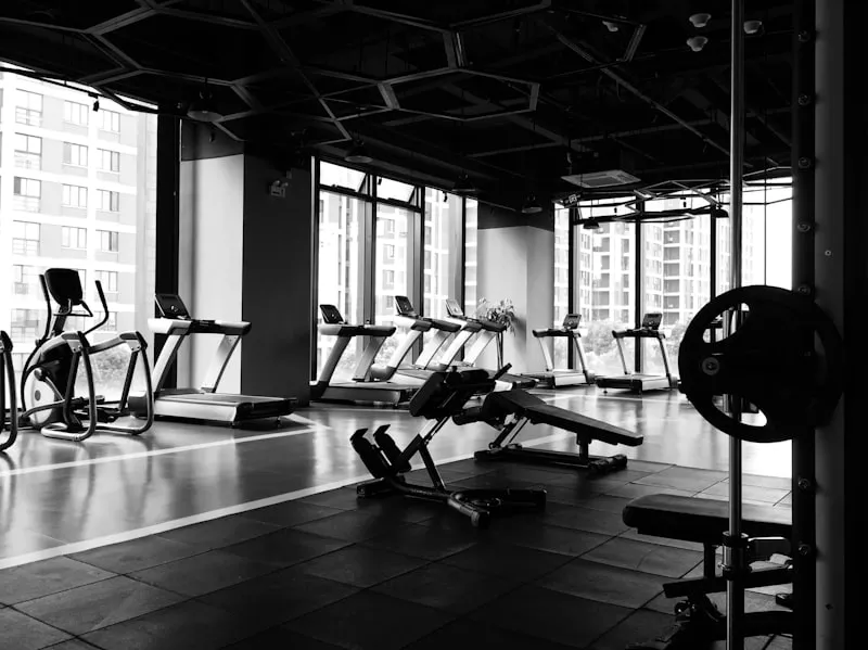 Modern gym floor with training equipment at Iron Peak Fitness